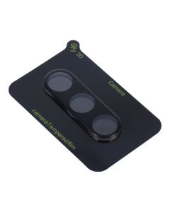 5D Full Glue Camera Tempered Glass - for Samsung Galaxy S23 Black