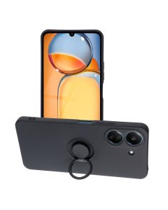SILICONE RING case for XIAOMI Redmi 13C / POCO C65 black