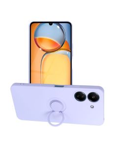SILICONE RING case for XIAOMI Redmi 13C / POCO C65 violet