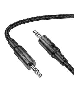 Cable AUX Jack 3 5 mm to Jack 3 5 mm Hoco 1 2 m UPA27 black