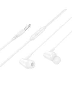 HOCO earphones universal with microphone M112 white