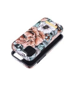 FORCELL F-PROTECT Mirage case compatible with MagSafe for IPHONE 15 Plus bloom bush