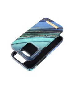 FORCELL F-PROTECT Mirage case compatible with MagSafe for IPHONE 15 Pro Max jade marble