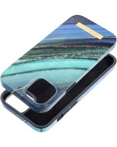 FORCELL F-PROTECT Mirage case compatible with MagSafe for IPHONE 15 Plus jade marble
