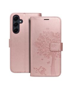 MEZZO Book case for SAMSUNG A55 5G tree rose gold