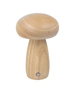 Table lamp bedside mushroom Art Deco wood color MTWTHN
