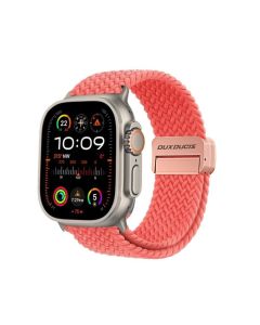 DUX DUCIS strap MIXTURE PRO stretchable braided for Apple Watch 38 / 40 / 41 mm guava