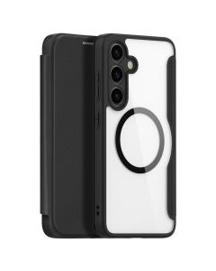 DUX DUCIS wallet case SKIN X PRO compatible with MagSafe for SAMSUNG S24 Plus black
