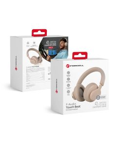 FORCELL F-AUDIO Touch Beat wireless headphones bluetooth ANC beige