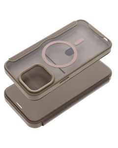 SMART MAG Book case compatible with MagSafe for IPHONE 15 Pro Max titanium