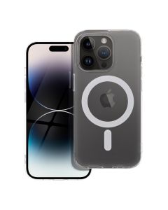 FROST MAG COVER case compatible with MagSafe for IPHONE 14 Pro frozen transparent