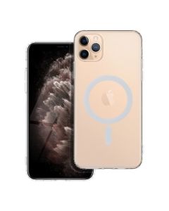 FROST MAG COVER case with camera protection compatible with MagSafe for IPHONE 11 Pro Max frozen transparent