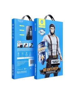 5D Mr. Monkey Glass - for Samsung Galaxy S24 Ultra black (Strong Privacy)