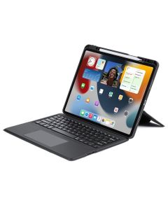 DUX DUCIS case DK foldable with Wireless Keyboard for iPad Air 13 (2024)/Pro 12.9 (2020/2021/2022) black