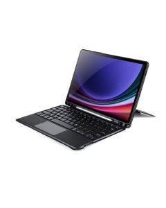 DUX DUCIS case DK foldable with Wireless Keyboard for SAMSUNG Tab S9/S9FE/S10FE black