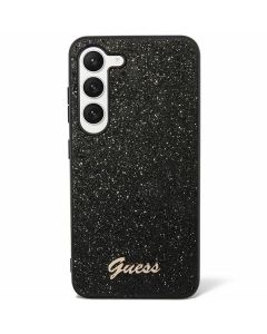 GUESS case for SAMSUNG S24 Ultra GUHCS24LHGGSHK (Glitter Script) black