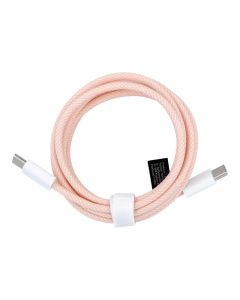 Cable Type C to Type C PD QC3.0 3A 60W C263 1 5 m pink