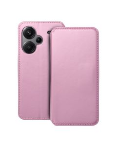 DUAL POCKET Book case for XIAOMI Redmi Note 13 Pro Plus 5G light pink