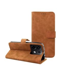 TENDER Book Case for XIAOMI Redmi Note 13 Pro 5G brown