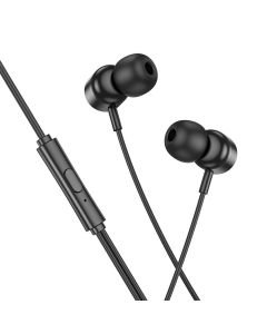 HOCO wire earphones Type C with microphone M122 black