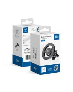 BLUE STAR magnetic car holder for air vent compatible with MagSafe CLAMP black