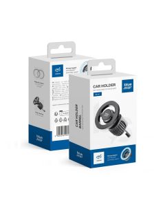 BLUE STAR magnetic car holder for air vent compatible with MagSafe BARREL black