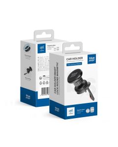 Magnetic car phone holder Blue Star Smart Lock Round air vent black