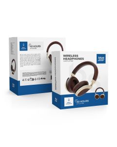 Wireless on ear headphones Blue Star BH06 brown