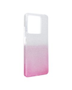 SHINING Case for XIAOMI Redmi Note 13 5G transparent pink