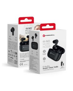 FORCELL F-AUDIO Super Clear Calls wireless headphones bluetooth TWS ANC + ENC + DONGLE black