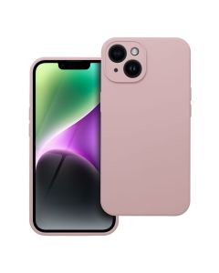 Case SILICONE 2mm for IPHONE 14 sand pink