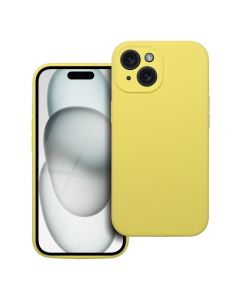 Case SILICONE 2mm for IPHONE 15 lemon