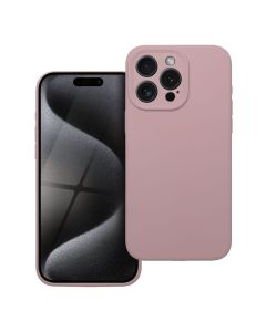 Case SILICONE 2mm for IPHONE 15 Pro Max sand pink