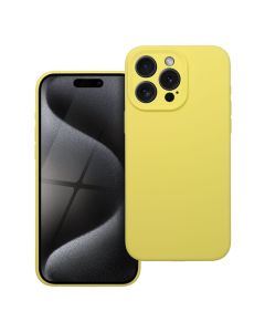 Case SILICONE 2mm for IPHONE 15 Pro Max lemon