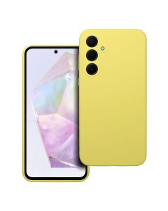 Case SILICONE 2mm for SAMSUNG A35 5G lemon