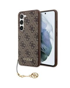 GUESS case for SAMSUNG A55 GUHCSA55GF4GBR (PU 4G with Charm) brown