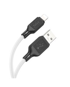 Cable USB A to Lightning Hoco 2 4A 1 m X90 white