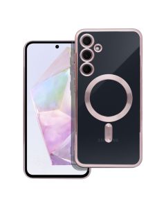ELECTRO MAG COVER case compatible with MagSafe for SAMSUNG A35 rose gold