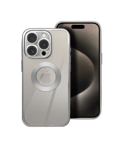 Case GLAM for IPHONE 15 Pro silver