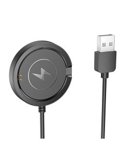 Charging cable for smartwatch Hoco 0 6 m Y22 black