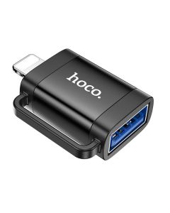Adapter OTG Lightning to USB A Hoco UA31A black