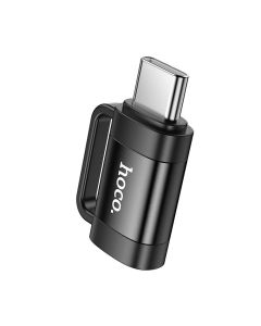 Adapter OTG USB C to Lightning Hoco 3A UA31E black