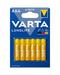 VARTA alkaline battery R3 (AAA) Longlife 6 pcs