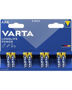 VARTA alkaline battery R3 (AAA) Longlife Power 8 pcs