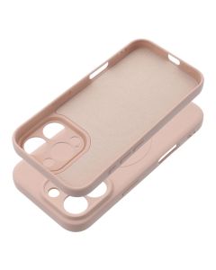 SILICONE MAG COVER case compatible with MagSafe for IPHONE 16 Pro pink