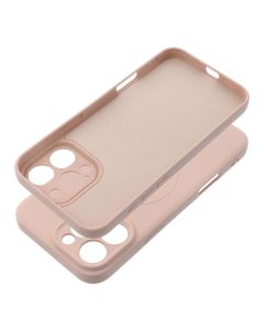 SILICONE MAG COVER case compatible with MagSafe for IPHONE 16 Pro Max pink