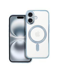 ELECTRO MAG COVER case compatible with MagSafe for IPHONE 16 blue