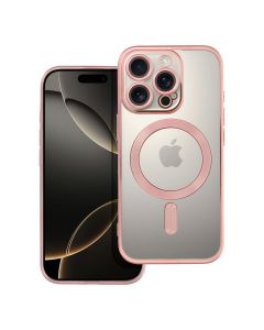 ELECTRO MAG COVER case compatible with MagSafe for IPHONE 16 Pro rose gold