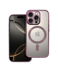 ELECTRO MAG COVER case compatible with MagSafe for IPHONE 16 Pro deep purple