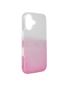 SHINING Case for IPHONE 16 transparent pink